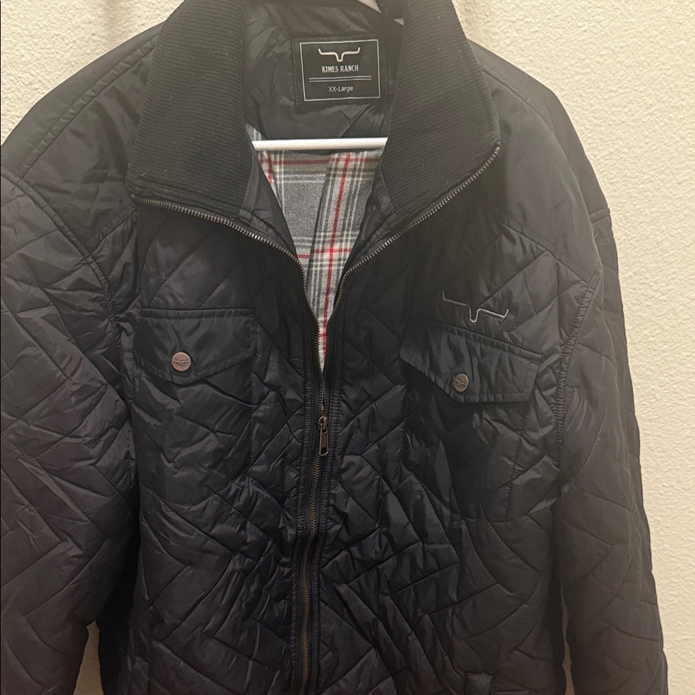 Kimes Ranch Black Quilted Puffer Jacket